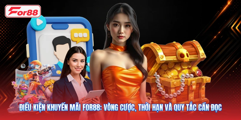 Điều Kiện Khuyến Mãi FOR88: Vòng Cược, Thời Hạn Và Quy Tắc Cần Đọc